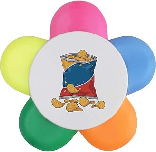 Azeeda 'Open Bag Of Chips' Flower Shape Highl...