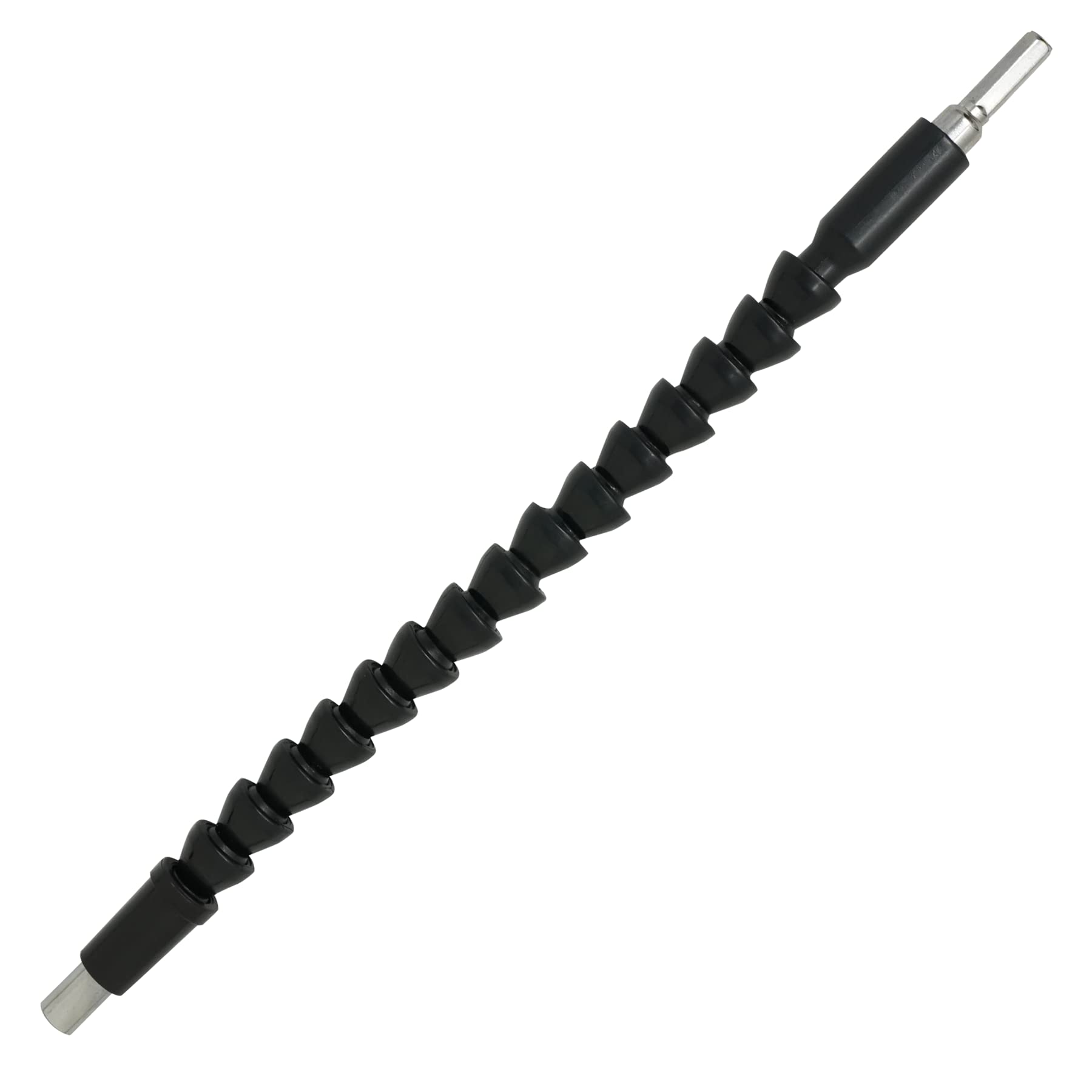 Dapetz ® 300Mm (12") Flexible Power Bit Drill Extension, Bendable Drill Bit Extension, Flexible Rotating 1/4" Shaft Bits Electronics Drill Extension Bar