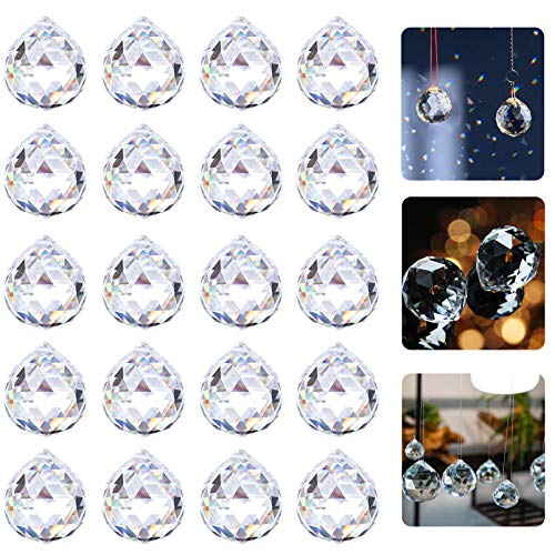 EKFBQBGW Sfera di cristallo di quarzo trasparente bianco naturale Collezione di sfere lucidate Esemplare FengShui Decorazione for la casa decorazione della stanza (Size : 40mm
