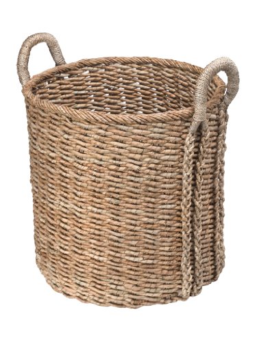 KOUBOO 1060038 Seagrass Storage Basket, Brown