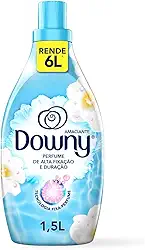 Downy Amaciante Concentrado Brisa Suave 1.5L, Rende 6L, Perfume Suave com Notas de Jazmin e Algodão