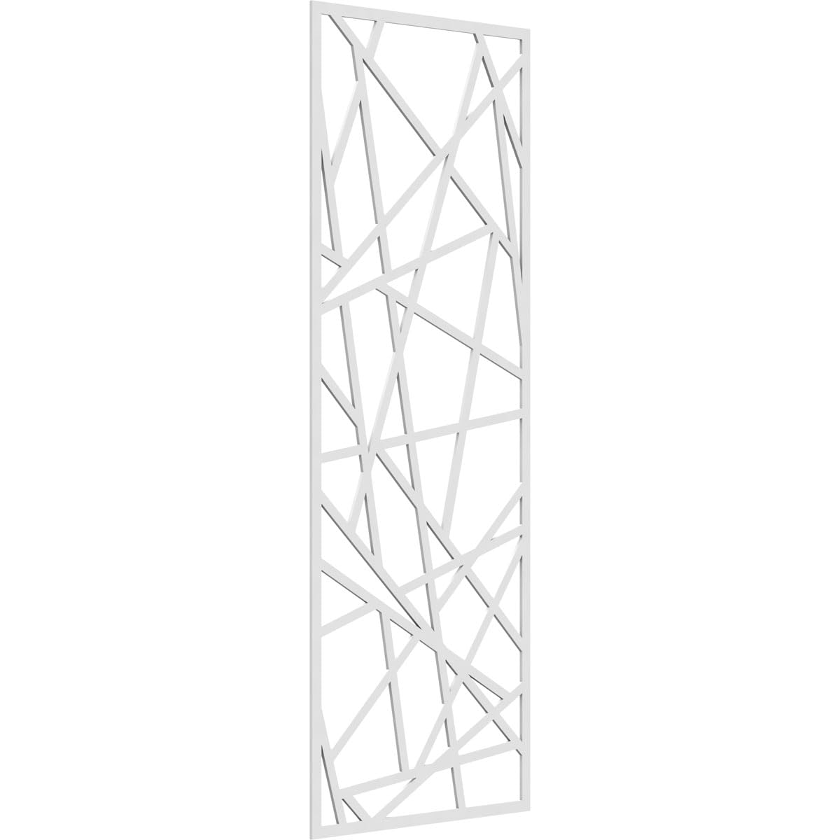 33 3/8"W x 84 3/8"H x 3/8"T Conway Decorative Fretwork Wall Panels in Architectural Grade PVC