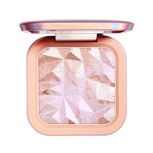 ELESSY Highlighter Makeup Palette Long Lasting Face Highlighter Powder Shimmer Highlight Palette Suit All Skin Tones-RAINBOW GLOW