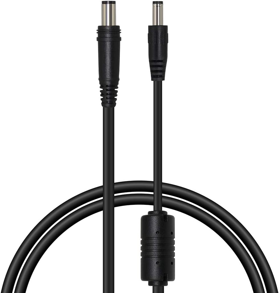 TalentcellDC 12V Power Cord, 5.5 x 2.1mm Male to DC7406 Male Plug Power Supply Cable