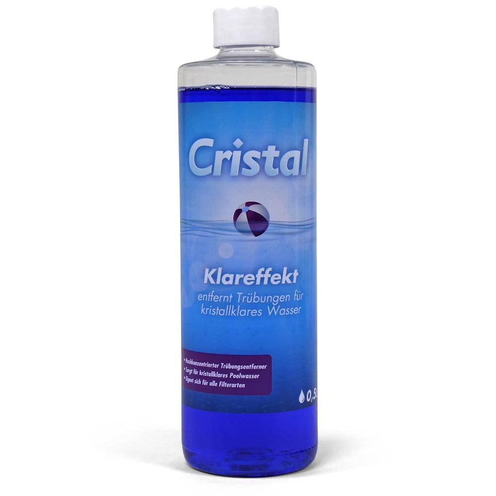 Cristal Poolpflege-Set Sauerstoff 4,1 kg - Wasserpflege Starter Set, Körnig, für die chlorfrei Pool Pflege