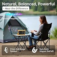 Tragbare Solar Radio, Notfall Radio mit Kurbel, 12000mAh Wiederaufladbare Powerbank, USB & Type-C Anschluss, LED Taschenlampe & Leseleuchte, SOS Alarm für Camping Outdoor – Ansicht 4
