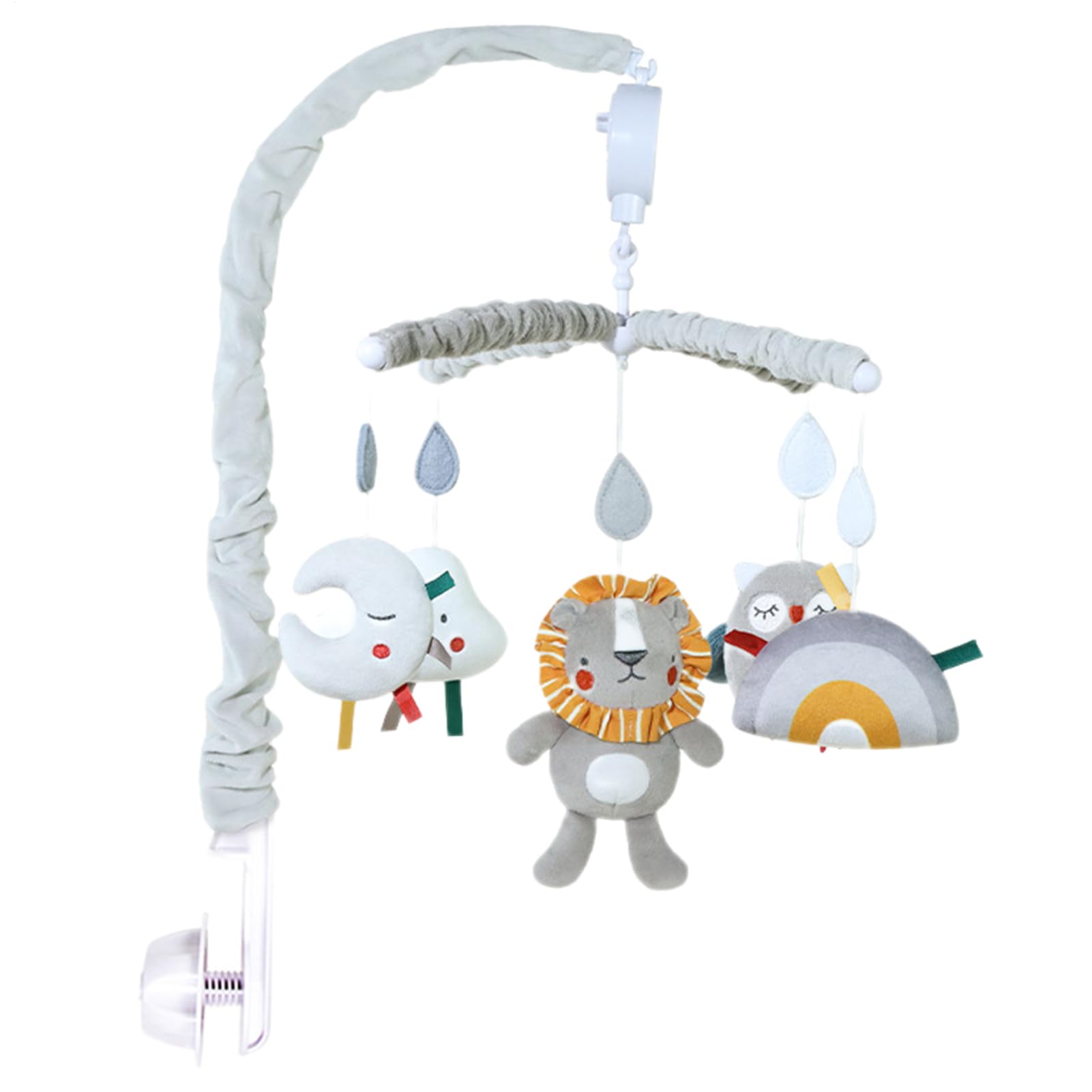 - Cot Musical Mobile, Cot Mobile For ,Nursery Withller Cot Mobile With Luxury Dolls | Easy Install Kids Girls Bed Decor With Cover For Living Room