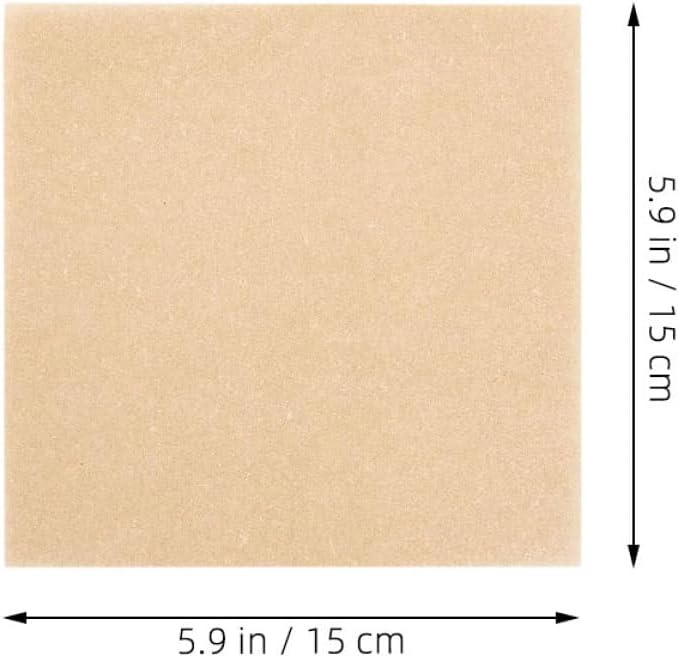 500pcs Nonstick Parchment Paper Squares 15x15cm Food-grade Baking Sheets for Hamburger Patties, Oven and Grill Use, Freezer-safe Patty Separators for Home Kitchen