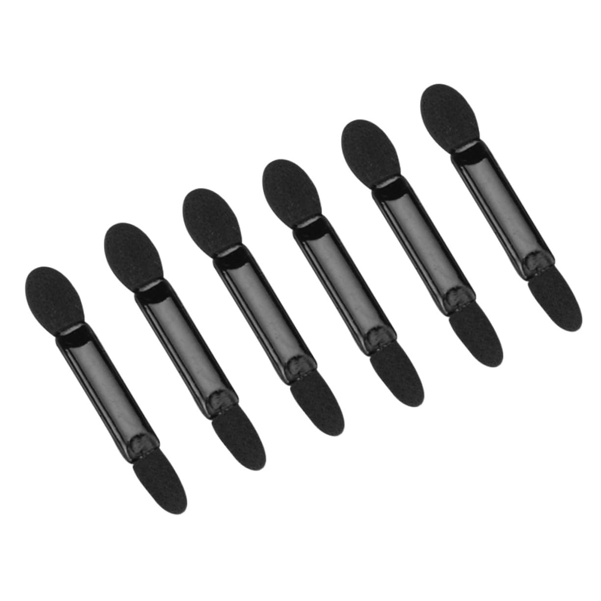 NOLITOY Double-ended Eye Shadow Stick Brush Set 100pcs Makeup Brush Kit Round Sponge Applicators for Natural/dramatic Looks Travel-friendly