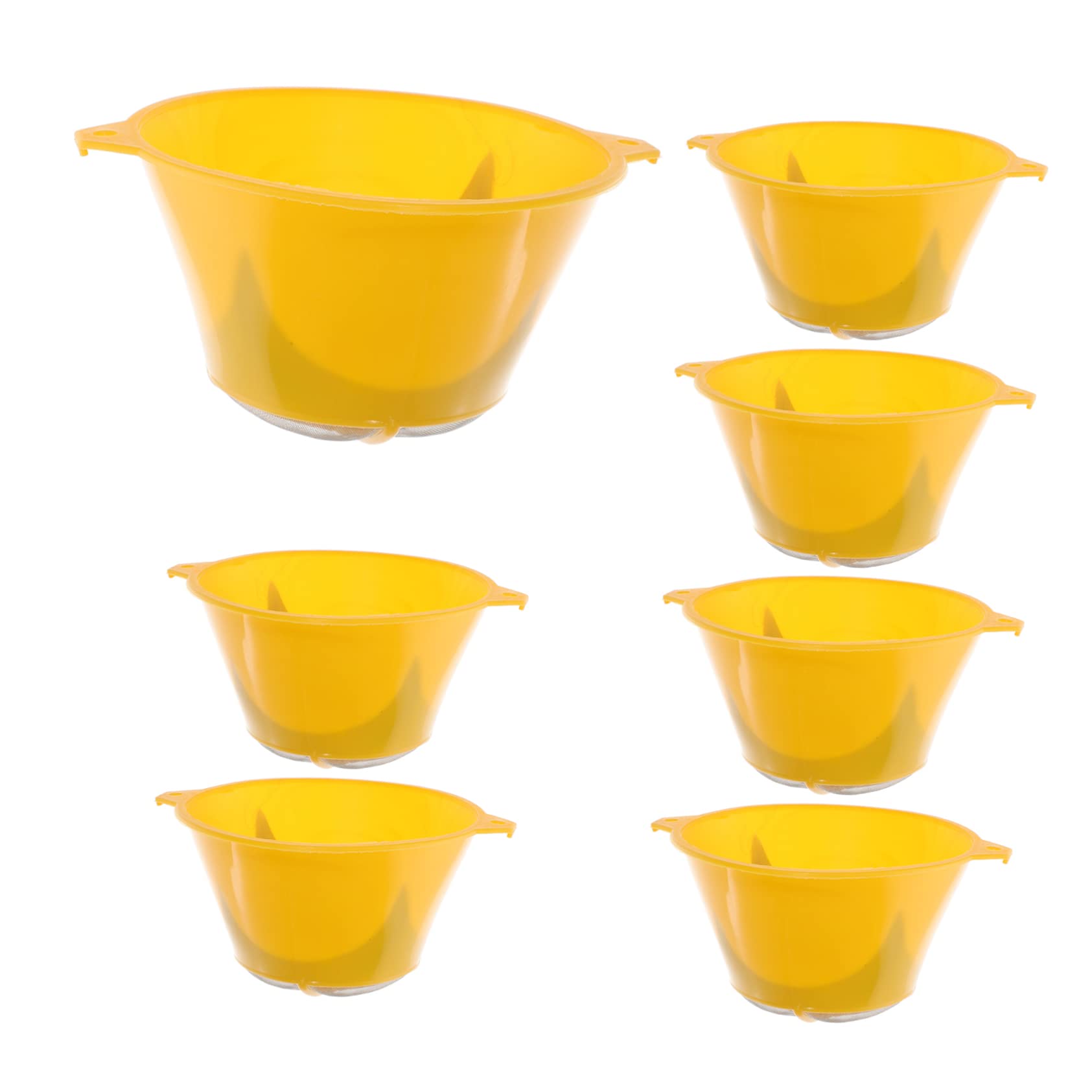 SEWOART 10 Pcs Paint Strainer Mesh Filters for Water Based Oil Paints Size S Reusable Fine Mesh Paint Filter Funnel for Buckets and Kettles
