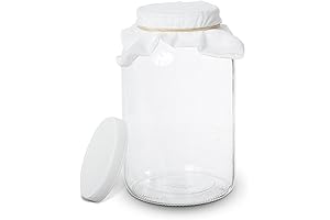 1 Gallon Glass Kombucha Brew Kit for Home Brewing and Fermenting