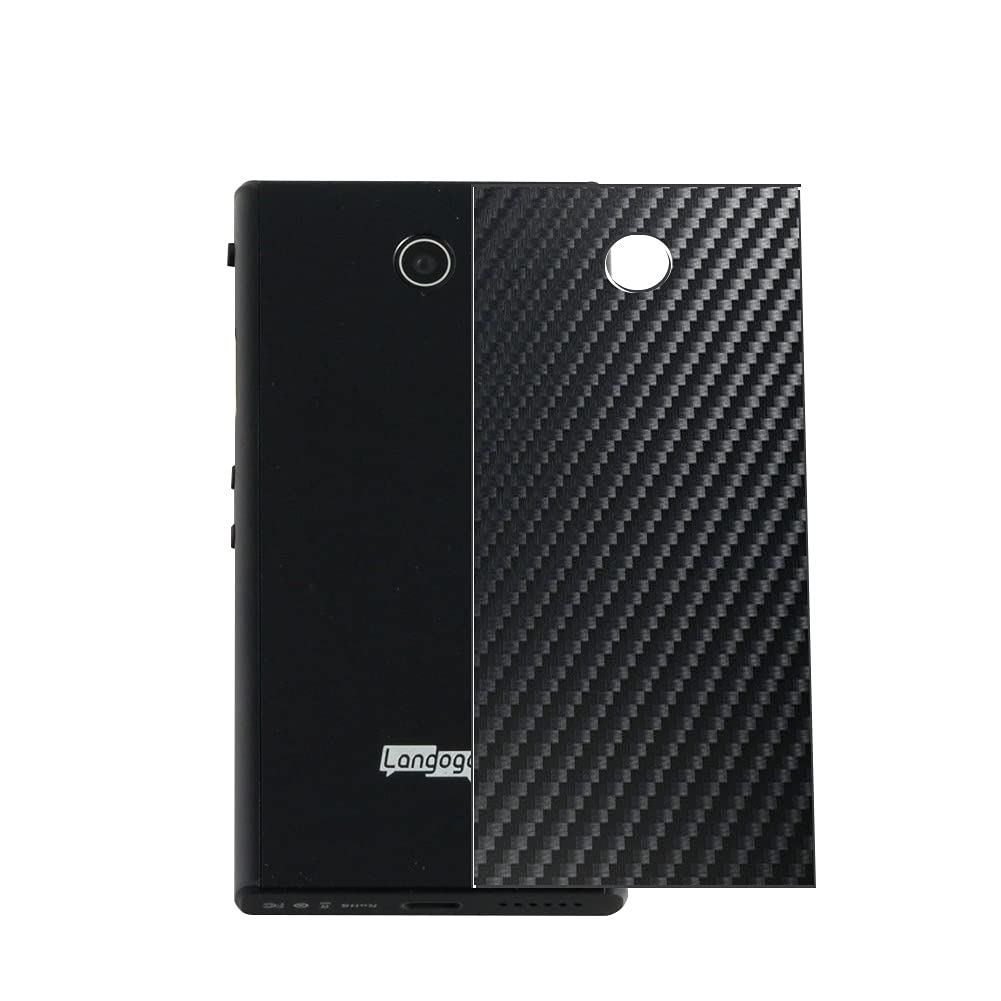 2 Pack Back Screen Protector Film, compatible with Langogo Summit Guard Cover （ Not Tempered Glass/Not Front Screen Protectors/Not Case ）- Black