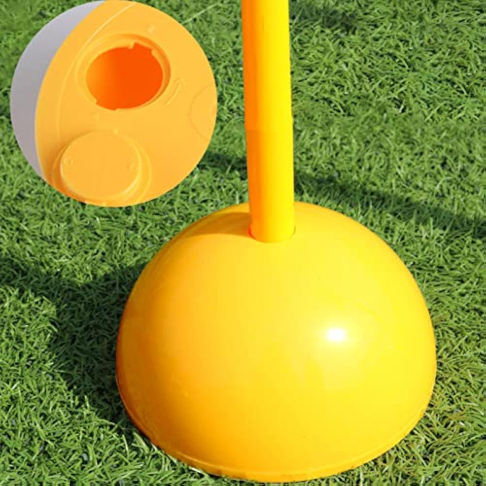 Football Door Pole Training Tool, Obstacle Marker Rod Base