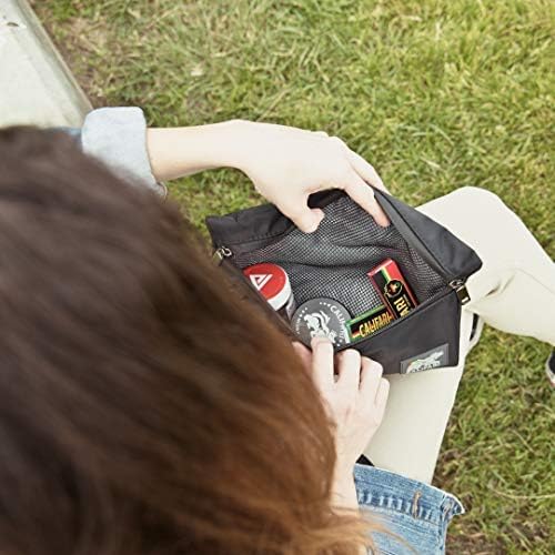 Miniatura 7 de Califari Contenedor con cerradura a prueba de olores (11 x 7 pulgadas), bolsa duradera 100% a prueba de olores con cerradura de combinación, ideal