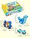 Vanmor Wooden Dinosaur Train Set for Toddlers - Magnetic Dinosaur Toys and Number Train, Perfect for Toddler Activities, Birthdays, and Educational Gifts for Boys Aged 3-5,Dinosaur Easter Gift