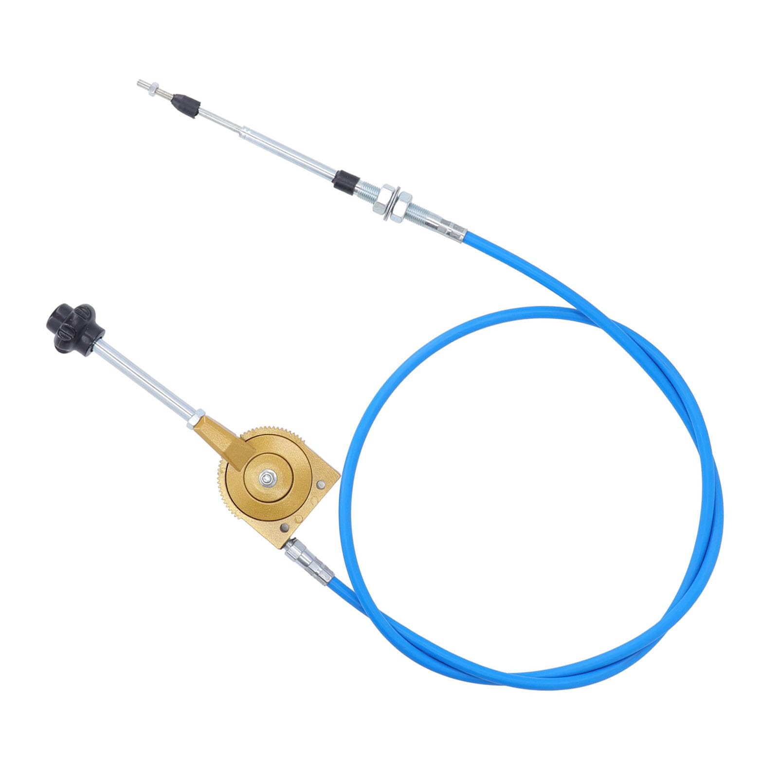 Cable del Acelerador Manual de 16.4 Pies Cable de Control del Acelerador de Acero Inoxidable de Tubo de Acero Inoxidable para el Camión de Mezclador Excavador Respuesta Rápida