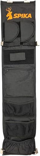 SPIKA Organizador de panel de puerta seguro para pistola más pequeña (10 W42 H) Ancho ajustable de hasta 16 pulgadas