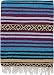 El Paso Designs Peyote Hippie Blanket Classic Mexican Style Falsa Stripe Pattern in Vivid Peyote Colors. Throw, Bed, Tapestry, or Yoga Blanket. Hand Woven Acrylic, 57" x 74" (Peyote 1)