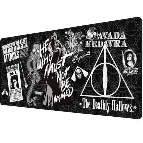 Subsonic - Tapis de Souris XXL Harry Potter Voldemort 90x40 cm - Noir