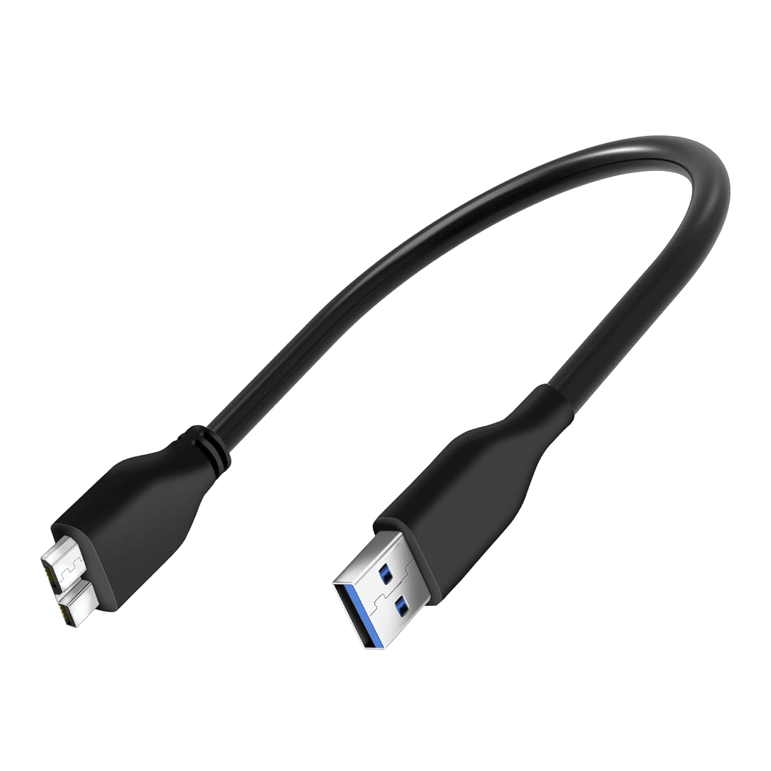 Storite 35 CM USB 3.0 Cable A to Micro B high Speed Upto 5 Gbps Data Transfer Cable for Portable External Hard Drive Cable-image-2