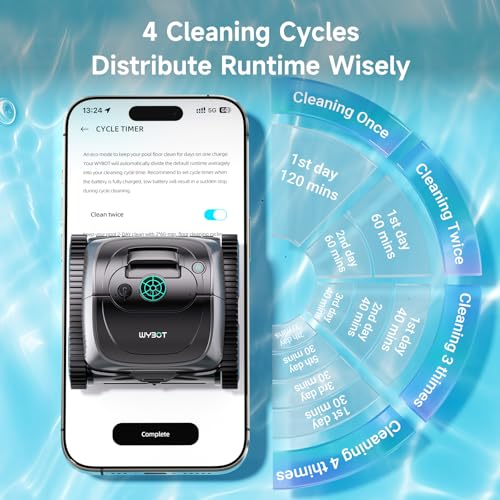 Image of WYBOT C1 Cordless Robotic Pool Vacuum for Inground Pools, Professional