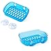 Whaline 20 Packs Clear Suction Cup PVC Plastic Sucker Pads Without Hooks Shower Caddy Connectors Suction Cups Plastic Heavy Strength Clear Sucker for Bathroom Glass Table Tops (45mm)