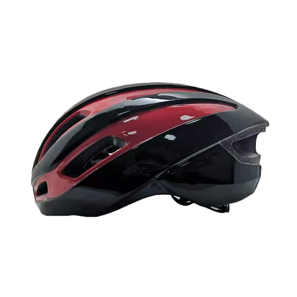 Lekki kask jeździecki, dla mężczyzn Kobiety Regulowany Ultralki Stabilne Kaski na rowerze górskie i drogowe, do jazdy na jazda na rowerze jazdy na łyżwach,Black