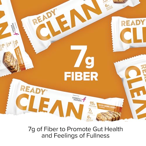 Image of Ready Protein Bars, Salted Caramel Cashew, 15g Whey Protein, 12 Ct