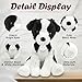 Made By Aliens Adorable Dog Stuffed Animal Plush Toy – Premium Quality 8 Inch Soft and Cuddly Puppy with Cute Collar – Perfect for Kids, Cat Lovers, and All Ages (Oreo The Border Collie)