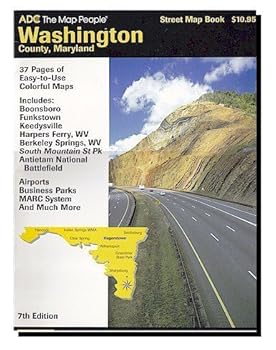 Paperback Washington County, Maryland Street Map Book : Maryland Book