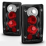 VIPMOTOZ Black Bezel Euro Style Altezza Tail Light Housing Lamp Assembly Replacement For 1995-2019...