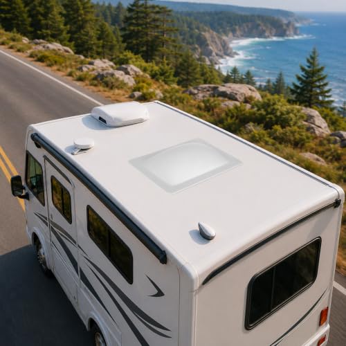 RV Skylight Replacement Bundle, 18" x 26" White PC Outer Dome, 14" x 22" Inner Dome with Window, Fits 14" x 22" RV Openings for Campers, Trailers, Fifth Wheels & Truck Campers, UV-Resistant by Hrboat - Used condition - Image 7