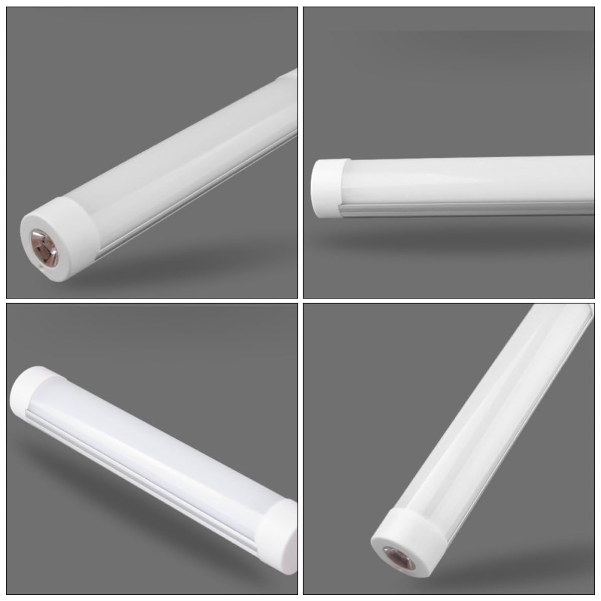 Lanterna LED da Campeggio Ricaricabile Usb, Bianca Pvc | Tubo LED Magnetico, Opzioni di Illuminazione Multiple, Protezione Circuiti, per Casa e Campeggio
