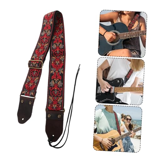 ibasenice 5 Ensembles Brodé Sangle De Guitare Sangle De Guitare Électrique Pièces De Guitare Électrique Sangles Réglables Ceinture De Guitare Avec Médiator Sangle De Guitare Verrouille - Les Beatles, Paul McCartney, John Lennon, RIngo Starr, George Harrison ibasenice 5 Ensembles Brodé Sangle De Guitare Sangle De Guitare Électrique Pièces De Guitare Électrique Sangles Réglables Ceinture De Guitare Avec Médiator Sangle De Guitare Verrouille – Image 4
