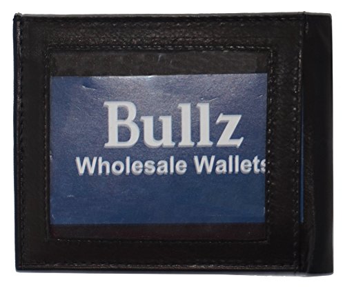 Bullz Genuine Soft Cow Leather Credit Card ID Holder Bifold Mens wallet3