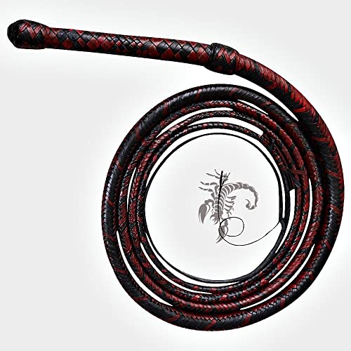 Fouet bullwhip en cuir résistant pour éviter les ruptures