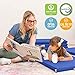 ECR4Kids SoftZone Rainbow Rest Mat, 2in, Sleeping Pad, Blue, 5-Piece