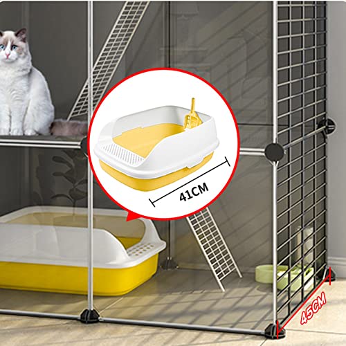 Corralito para gatos y animales pequeños con jaula de ejercicio DIY para conejos de interior 6