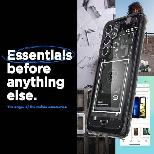 Image of Spigen Ultra Hybrid | Samsung Galaxy S23 FE Case [Semi Transparent] [Air Cushion Protection] Galaxy S23 FE Back Cover | TPU+PC - Zero One