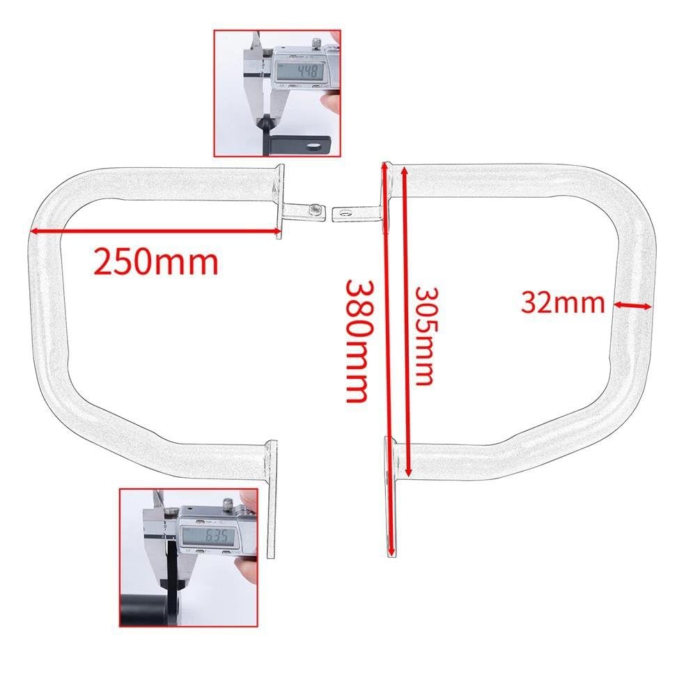 Barras protección para Motocicletas Accesorios De Motocicleta para GB350 CB350 CB350S 2023-2024 Protectores De Motor Defensas Protección De Chasis Parachoques Protector Motor Motocicleta