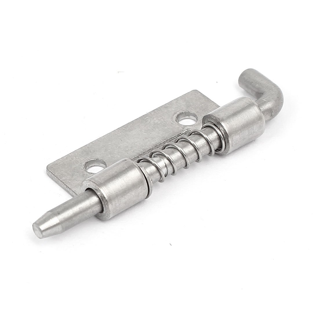 Sourcingmap 53mmx18mm 304 Stainless Steel Right Hand Spring Loaded Barrel Bolt Latch, silver - Image 2