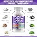 Magnesium Complex 1000mg L Theanine 200mg Apigenin 50mg Supplement with Mag Glycinate Citrate Malate Taurate + Chamomile 5-HTP Passion Flower Lemon Balm B6 Ashwagandha and L Tryptophan - Made in USA