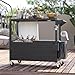 UDPATIO 80 Quart Rolling Ice Chest with Top Table Patio Cooler Cart with 4 Wheels, Portable Outdoor Beverage Cooler with Drain Plug Weather Resistant for BBQ Party Pool Deck, Indoor & Outdoor Use