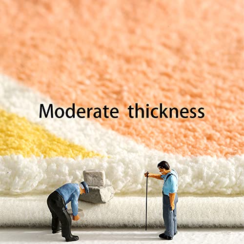 MEIFEISEWU Tappeto tappeto bambini rotondo Tappeto...