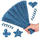 Colorful Pipe Cleaners: You will receive 100pcs pipe cleaner brush, the large number meets the need of making crafts.We have different colors like pink, blue, black, orange, yellow, green, purple, grey, silvery and so on.Bright colors to satisfy your...