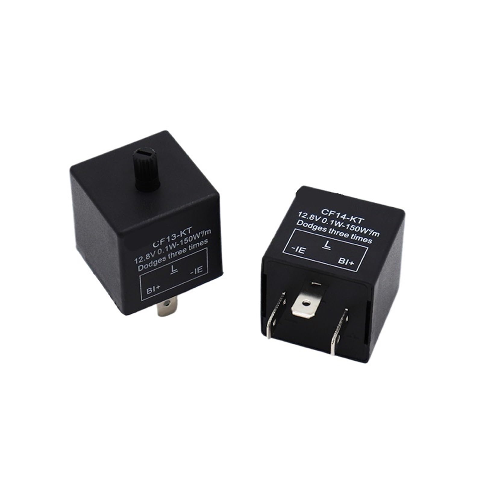 1 relé intermitente de 3 pines CF13 CF14 for coche for reparar luces LED, intermitentes, luces intermitentes, 12 V, 10 A, piezas de reparación de automóviles(CF14KT)