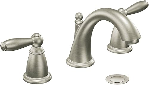 Moen t6620bn Brantford two-handle bajo Arco baño llave sin válvula níquel cepillado T6620BN