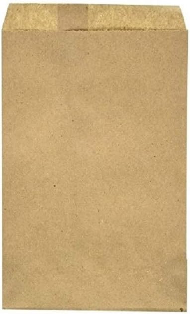 Suреr Bіg Clеаrаnсе! 100 Pack Brown Kraft Paper Bags, 6" x 9" Inches, Gift Card, Gift Candy, Cookies, Doughnut, Crafts, Party Favor, Sandwich, Jewelry Merchandise- by RJ Displays