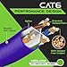 GearIT Cat 6 Ethernet Cable (20-Pack 1 Foot) Cat6 Network Patch, 10Gbps, RJ45, Snagless Cord, Gold-Plated Connectors, Internet for PC, TV, Tablet, Router, Printer, Servers, IT Data Center - Purple