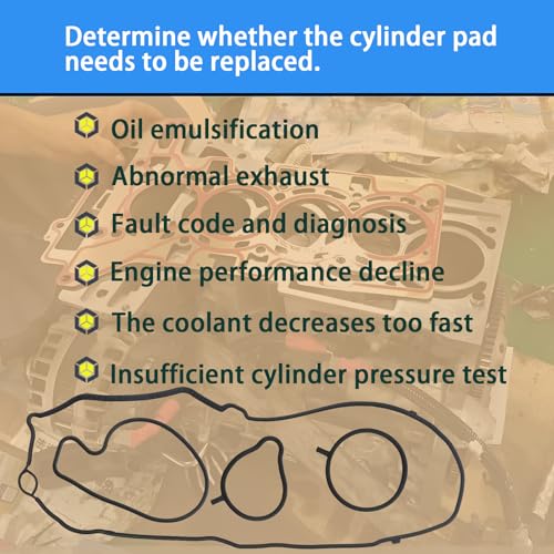 Image of Multi-Layered Steel Head Gasket Set with Head Bolts for Honda Civic 2016-2021 CR-V 2017-2020, 1.5L L4 Turbo Gas DOHC, 55383 1225159B004 122516A0A01